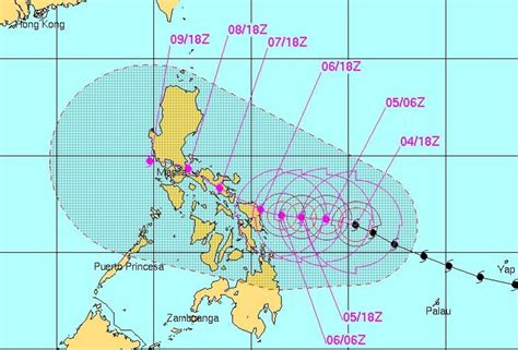 location of typhoon today
